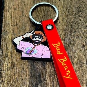 Keychain- bad bunny NWOT.